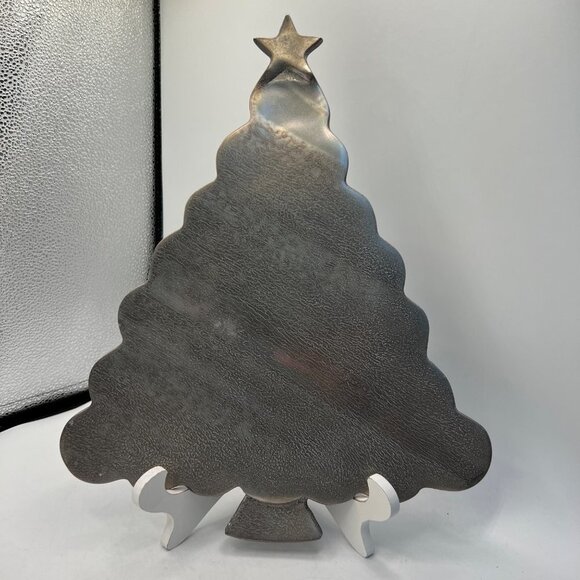 Galvanized Metal Christmas Tree Decor Decoration - Picture 1 of 10